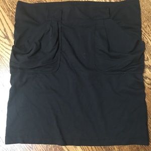 James Perse Black skirt with pockets